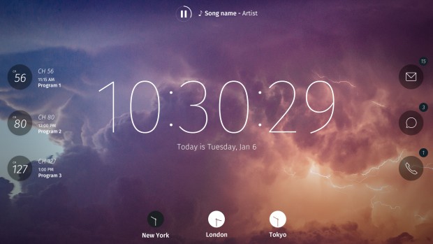 Auf Firefox basierender Live-Plus-Screen (Bild: Mozilla)